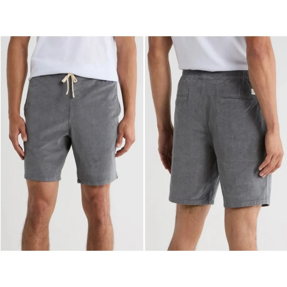Travis Mathew MEDIUM Cuddy Cabin Shorts Golf Corduroy Casual Pull On Drawstring
